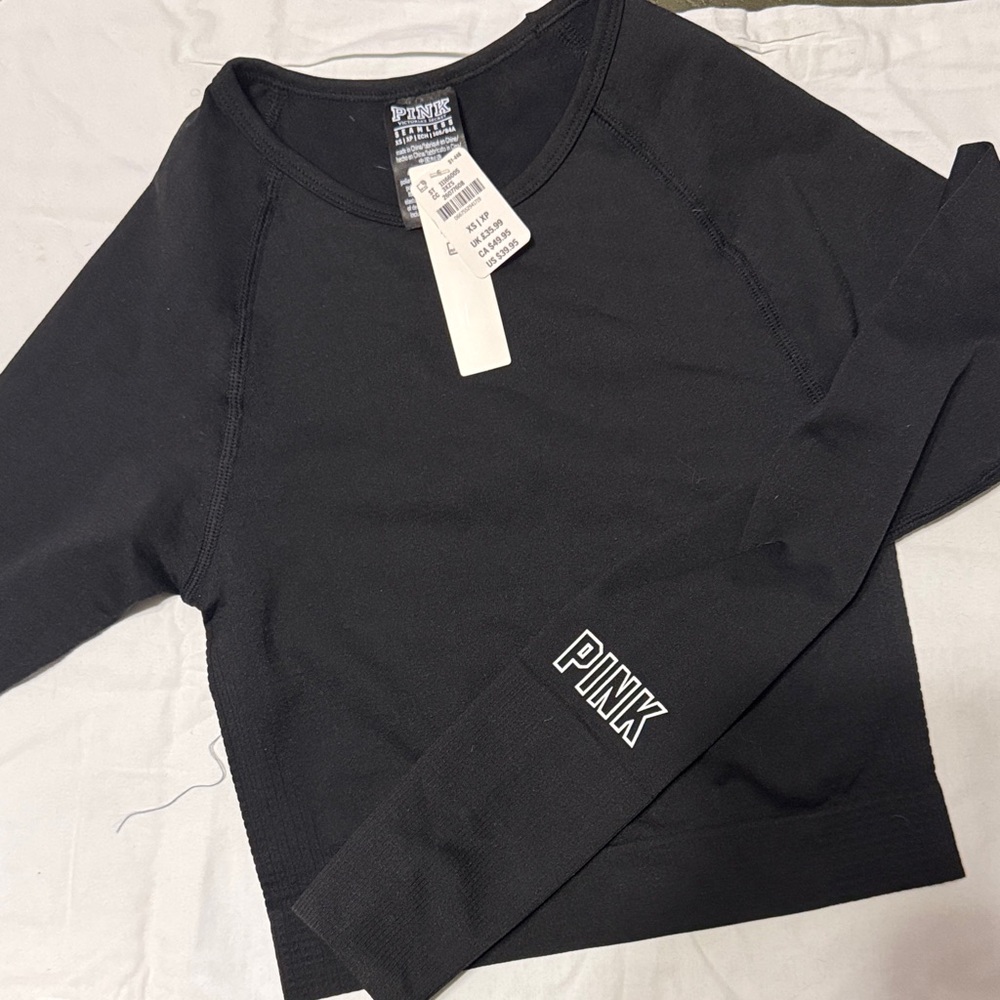 PINK Victoria's Secret Black Sweatshirt